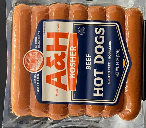 A&h Packaged Franks: $13.98  Ea 